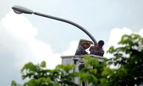 MUDIK LEBARAN 2014 : 27 Lampu Penerang Jalan di Gunungkidul Mati