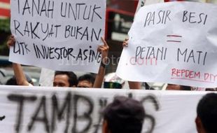 KONFLIK TAMBANG PASIR BESI : Aktivis PPLP, Tukijo, Akhirnya Bebas