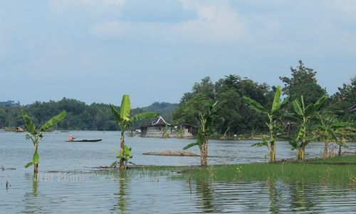  Sungai Serang Terus Meluap, 6 Rumah Terendam