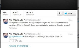 HEBOH EYANG SUBUR : Demi Tuhan! @AriaWigunaAdhiP Punya Akun Twitter