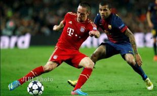 BARCELONA Vs BAYERN MUNICH :  Barcelona-Bayern Masih Nihil Gol di Babak Pertama