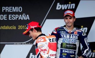 MOTOGP SPANYOL : Tabrak Lorenzo, Marc Marquez Minta Maaf