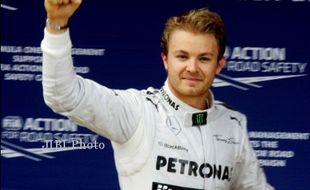 GP SPANYOL : Duo Mercedes Amankan Pole, Rosberg Terdepan