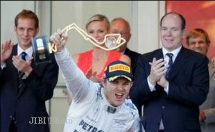 GP MONACO : Penuh Drama, Rosberg Menangi GP Monaco