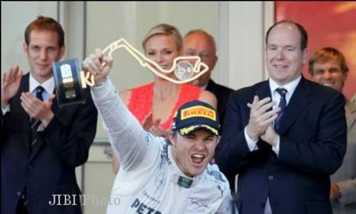 GP MONACO : Penuh Drama, Rosberg Menangi GP Monaco