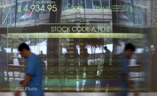 BURSA SAHAM : Mandiri Sekuritas: IHSG Uji Support 4.942, Beli 5 Saham Ini