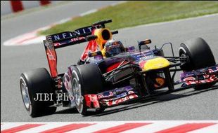 GP SPANYOL : Vettel Bangkit Menjadi Yang Tercepat di Sesi Latihan Kedua