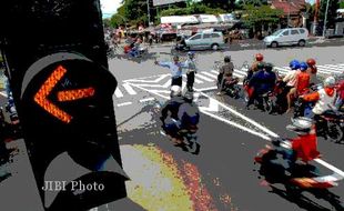 Maling Motor Ini Ditangkap Gara-Gara Terobos Lampu Merah di Solo