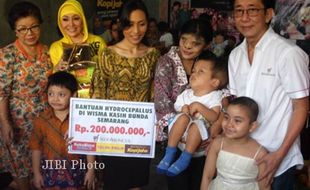 Sidomuncul Bantu Rp200 juta untuk Penderita Hydrocephalus  