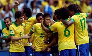 PIALA KONFEDERASI 2013 : Neymar Inspirasi Brazil Gunduli Jepang