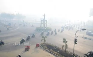 KABUT ASAP RIAU : 67 Orang Jadi Tersangka Pembakaran Hutan