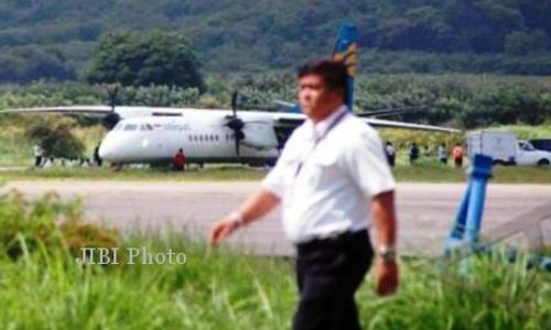 Muat 46 Penumpang, Merpati Tergelincir di El Tari