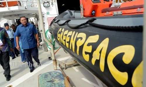 Sambut Greenpeace, SBY Berjanji Perangi Perusak Hutan