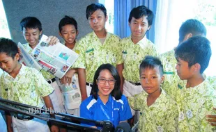 SMPN 2 COLOMADU KUNJUNGI SOLOPOS