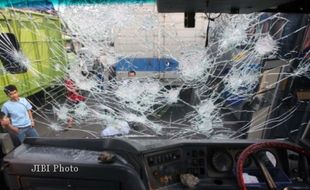 BUS KORBAN PERSIB VS PERSIJA 