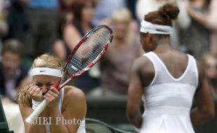 WIMBLEDON : Sabine Lisicki Kandaskan Serena Williams 