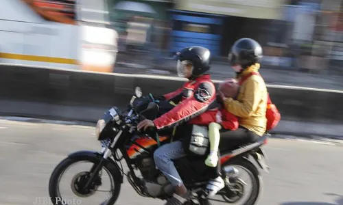 MUDIK LEBARAN : Pemerintah Didesak Tegas Larang Pemudik Bermotor Bawa Anak