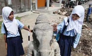 PENEMUAN ARCA GANESHA : BPCB Jogja Teliti Kemungkinan Adanya Candi di Bantul