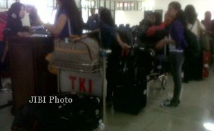 TKI MUDIK : Jelang Ramadan, Bandara Adi Soemarmo Mulai Ramai