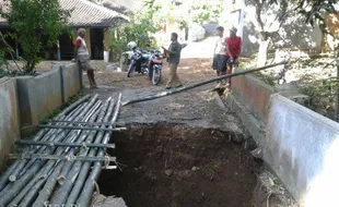 JEMBATAN RUSAK : 2 Jembatan di Perbatasan Wonogiri Rusak