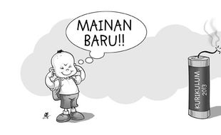 KARIKATUR : MAINAN BARU