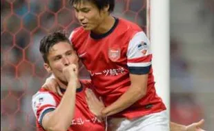 NAGOYA GRAMPUS Vs ARSENAL : Kalahkan Nagoya 3-1, Arsenal Lanjutkan Tren Positif Tur Pramusim