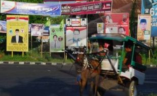 PEMILU 2014 : Panwaslu Rekomendasikan Penertiban Alat Peraga Liar ke Pemkot Jogja