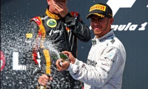 GP F1 HUNGARIA : Kemenangan Perdana Hamilton Bersama Mercedes