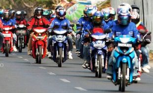 MUDIK LEBARAN 2013 : Besok, 226 Motor Pemudik Asal Wonogiri Tiba di Kota Gaplek