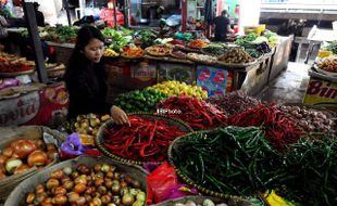 HARGA KEBUTUHAN POKOK : Pembeli Menurun, Persaingan Antar Pedagang makin Ketat