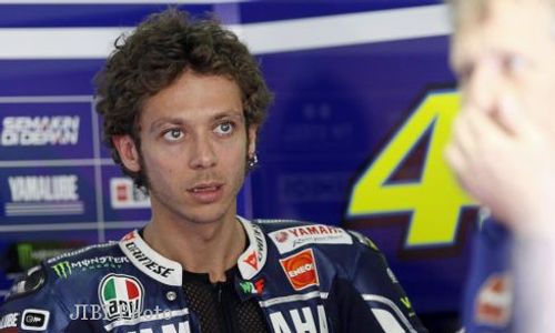 JELANG MOTOGP JERMAN : Start di Baris Depan, Rossi Girang