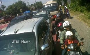 MUDIK LEBARAN 2013 : Jalur Ngasem-Boyolali Padat Lancar