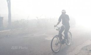 PENCEMARAN UDARA : Pekanbaru berstatus Bahaya Polusi Asap