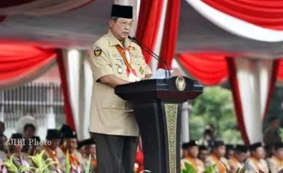 HARI PRAMUKA : SBY Ingin Pramuka Jadi Andalan Hadapi Terpaan Nilai Global