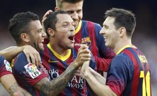 LAGA PEMBUKA LA LIGA : Barca Menang Besar, Madrid Susah Payah, Atletico Masih Perkasa