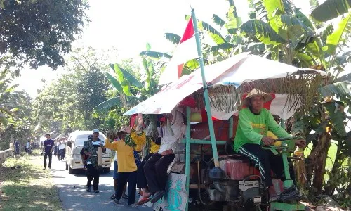   HUT Ke-68 RI : Tujuh Belasan, Warga Duyungan Sragen Pamer Potensi Lokal