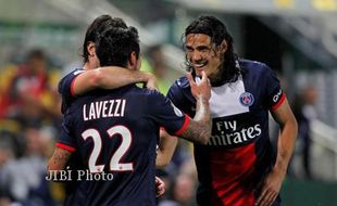 NANTES 1-2 PSG : Cavani dan Lavezzi Antarkan PSG Raih Kemenangan Perdana 