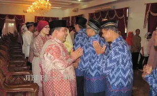 LEBARAN 2013 : Bupati Sukoharjo Gelar Open House untuk Umum