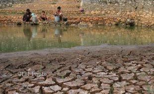 KEMARAU 2014 : Sejumlah Telaga di Gunungkidul Mulai Kering