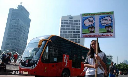 AKSI TOLAK TES KEPERAWANAN