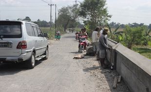 MUDIK LEBARAN 2014 : Sambut Pemudik di Kulonprogo, Ini Jembatan yang Diperbaiki