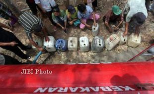 Warga Prambanan Belum Terima Dropping Air Bersih