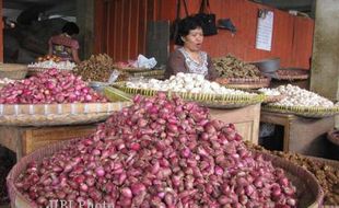 Harga Bawang Merah Turun, Rp22.000 Per Kilogram