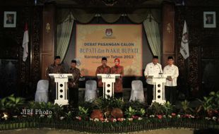 DEBAT CABUP-CAWABUP KARANGANYAR