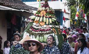 HUT KOTA JOGJA : Perayaan Ulang Tahun, Warga Kricak Gelar Kirab 