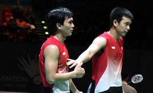 CHINA OPEN SUPERSERIES PREMIER 2013 : Gagal Revans, Hendra/Ahsan Tersingkir Prematur