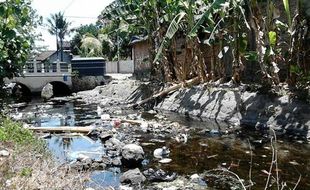   Sungai Jadi Tempat Pembuangan Sampah, Warga Diteror Nyamuk