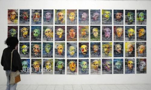 PAMERAN SENI RUPA : Karya Tak Nikmat Dipamerkan di Footnote