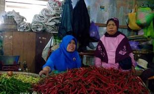 DAMPAK LETUSAN KELUD : Harga Cabai di Bantul Melonjak, Rp40.000 Per Kilogram