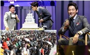 Rain Gelar Jumpa Fans Pertama Setelah Wamil